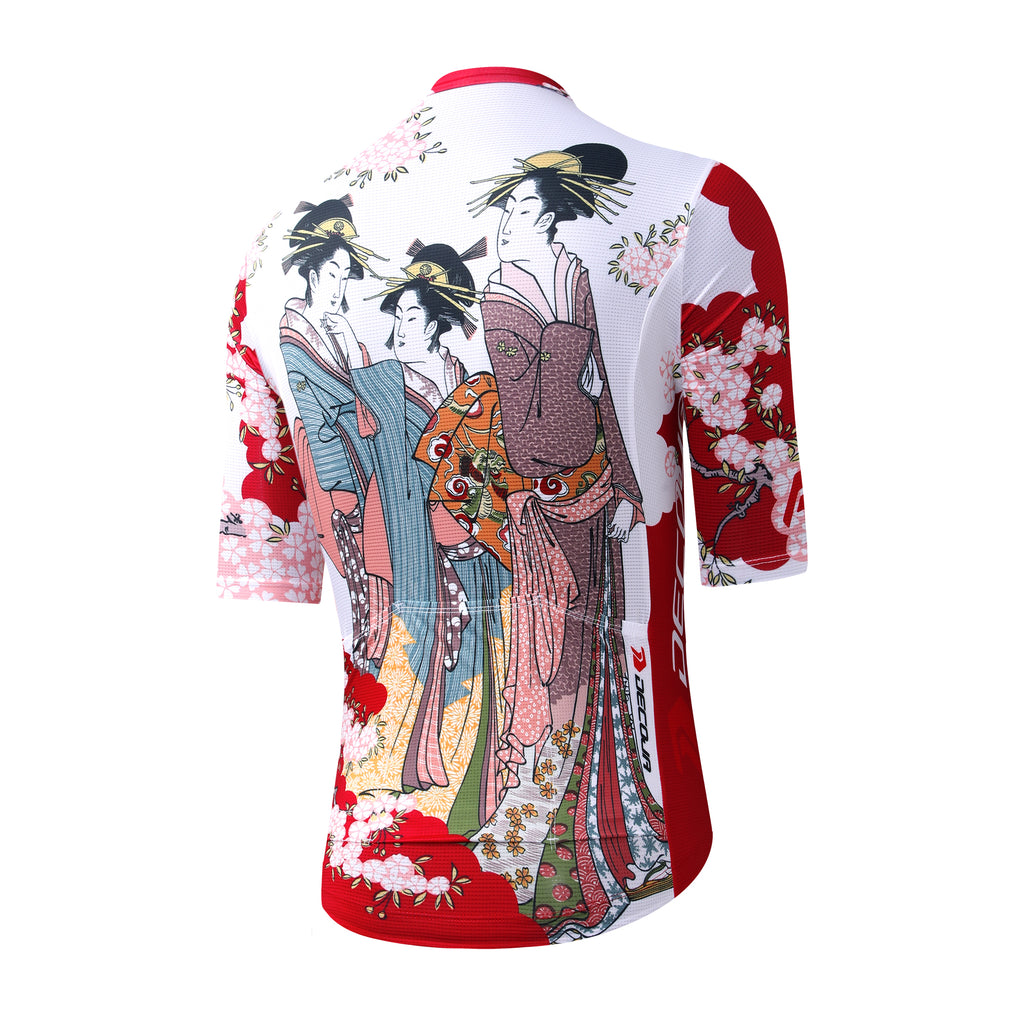Bijin-Sakura short sleeve jersey [4WAY fabric]