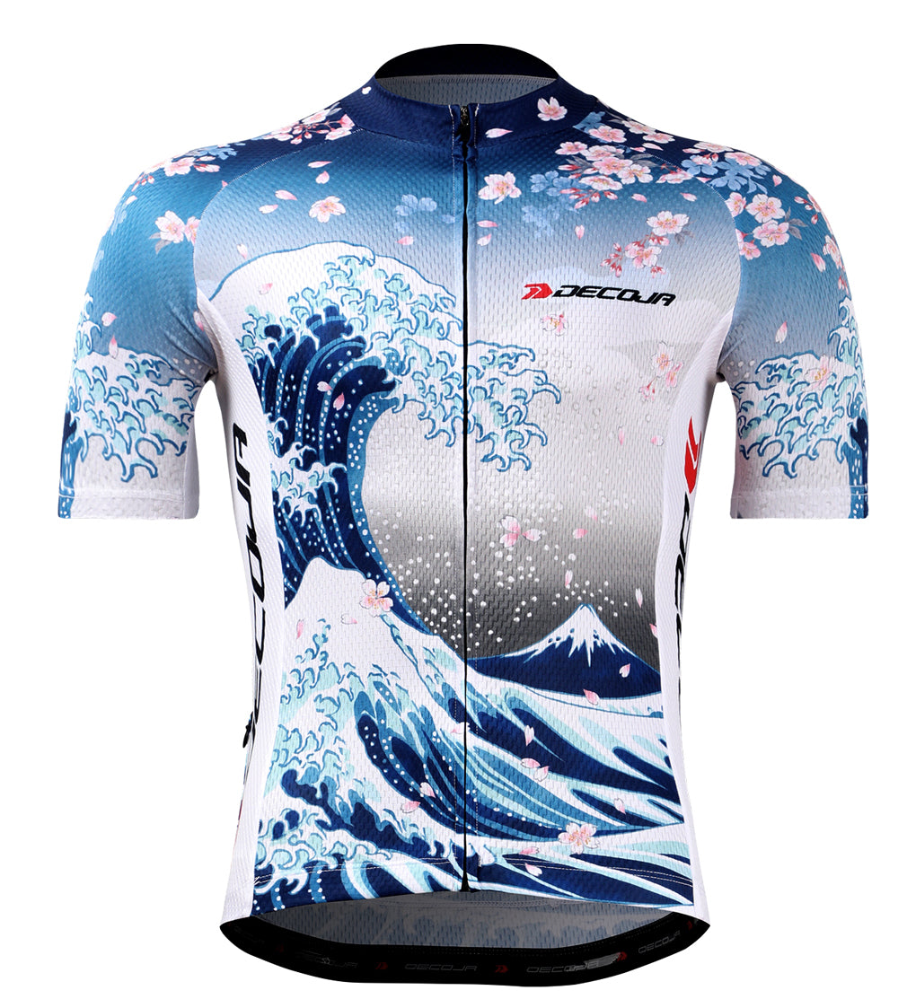 FUJINAMI short sleeve jersey [grid fabric] 富士波