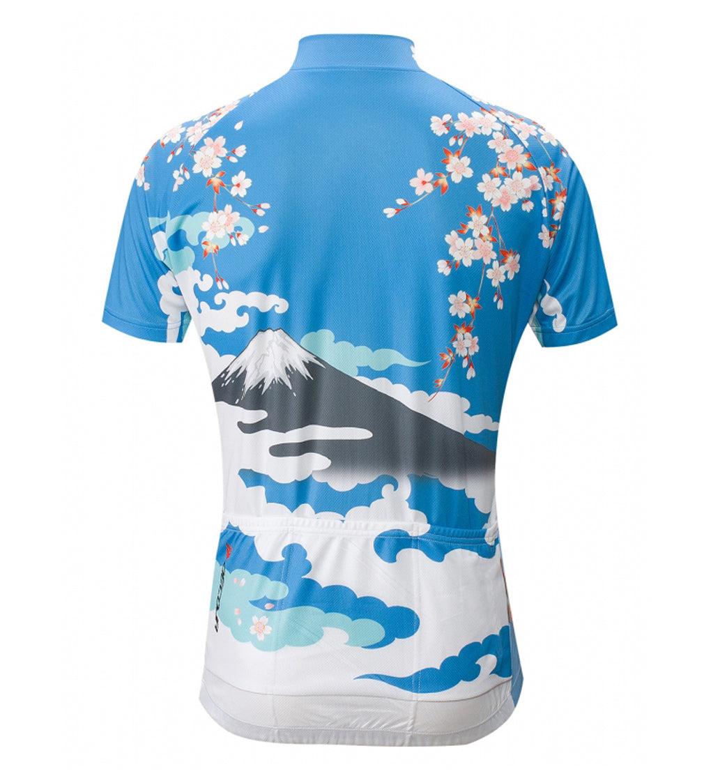 SAKURA-FUJI short sleeve jersey [grid fabric]